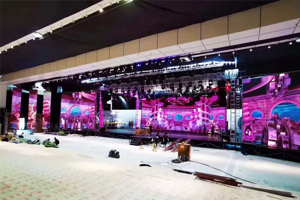 300sqm P4.81 outdoor led screen at the exhibition center
